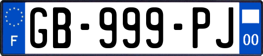 GB-999-PJ