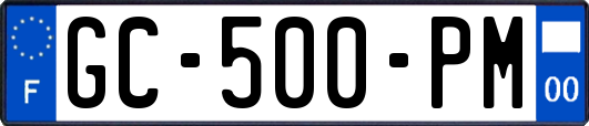 GC-500-PM