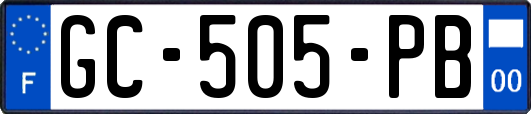 GC-505-PB