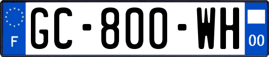 GC-800-WH