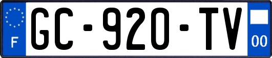 GC-920-TV