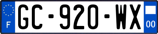 GC-920-WX