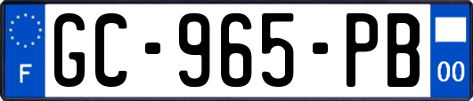 GC-965-PB