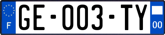 GE-003-TY