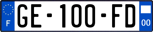 GE-100-FD