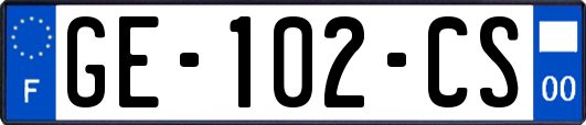GE-102-CS