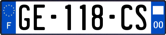 GE-118-CS