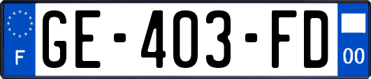 GE-403-FD