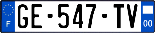 GE-547-TV