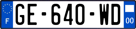 GE-640-WD