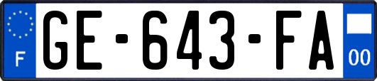 GE-643-FA