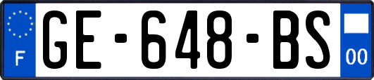 GE-648-BS