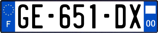 GE-651-DX