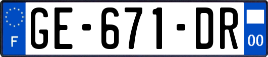 GE-671-DR