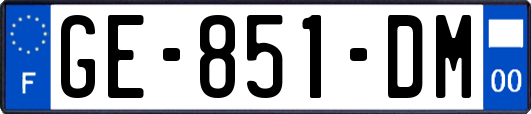 GE-851-DM