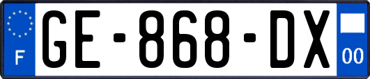 GE-868-DX