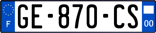 GE-870-CS