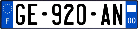 GE-920-AN