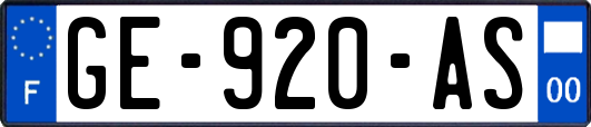 GE-920-AS