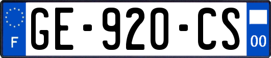 GE-920-CS