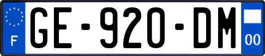 GE-920-DM