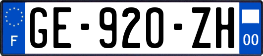 GE-920-ZH