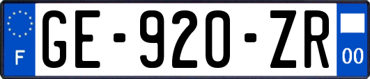 GE-920-ZR