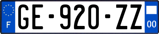 GE-920-ZZ