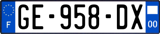 GE-958-DX
