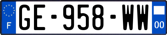 GE-958-WW