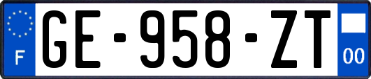 GE-958-ZT