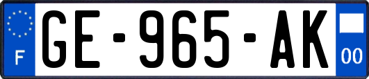 GE-965-AK