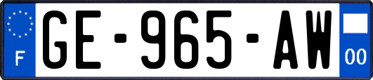 GE-965-AW