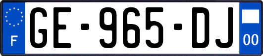 GE-965-DJ