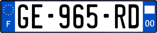 GE-965-RD