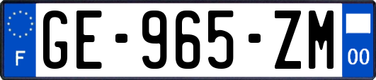 GE-965-ZM