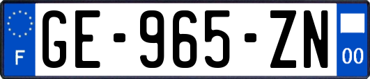 GE-965-ZN