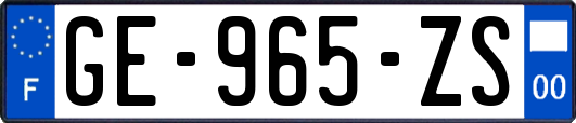 GE-965-ZS