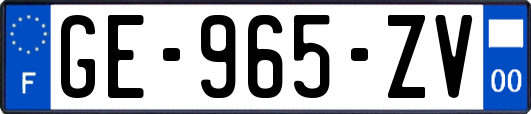 GE-965-ZV