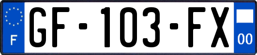 GF-103-FX