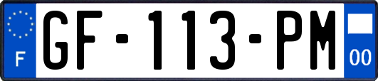 GF-113-PM
