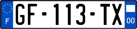 GF-113-TX