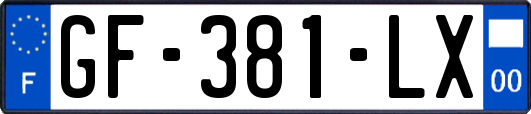 GF-381-LX