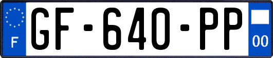 GF-640-PP