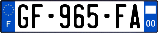 GF-965-FA