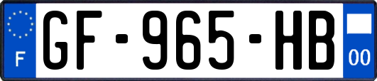 GF-965-HB