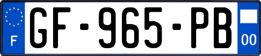 GF-965-PB