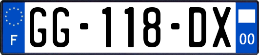 GG-118-DX