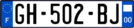 GH-502-BJ