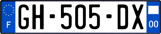 GH-505-DX
